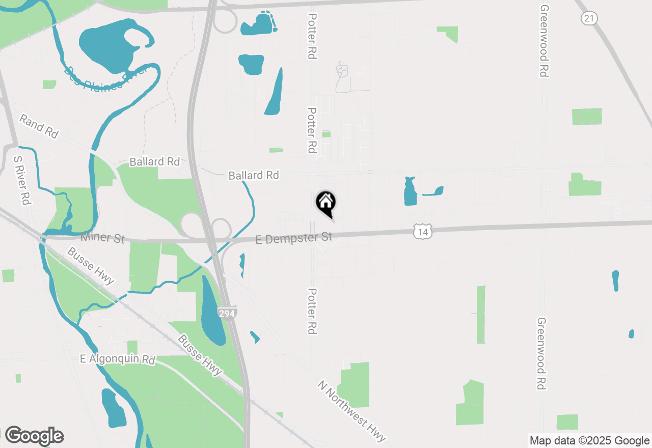 Map of 2604 Dempster Street #205, Park Ridge, IL 60068
