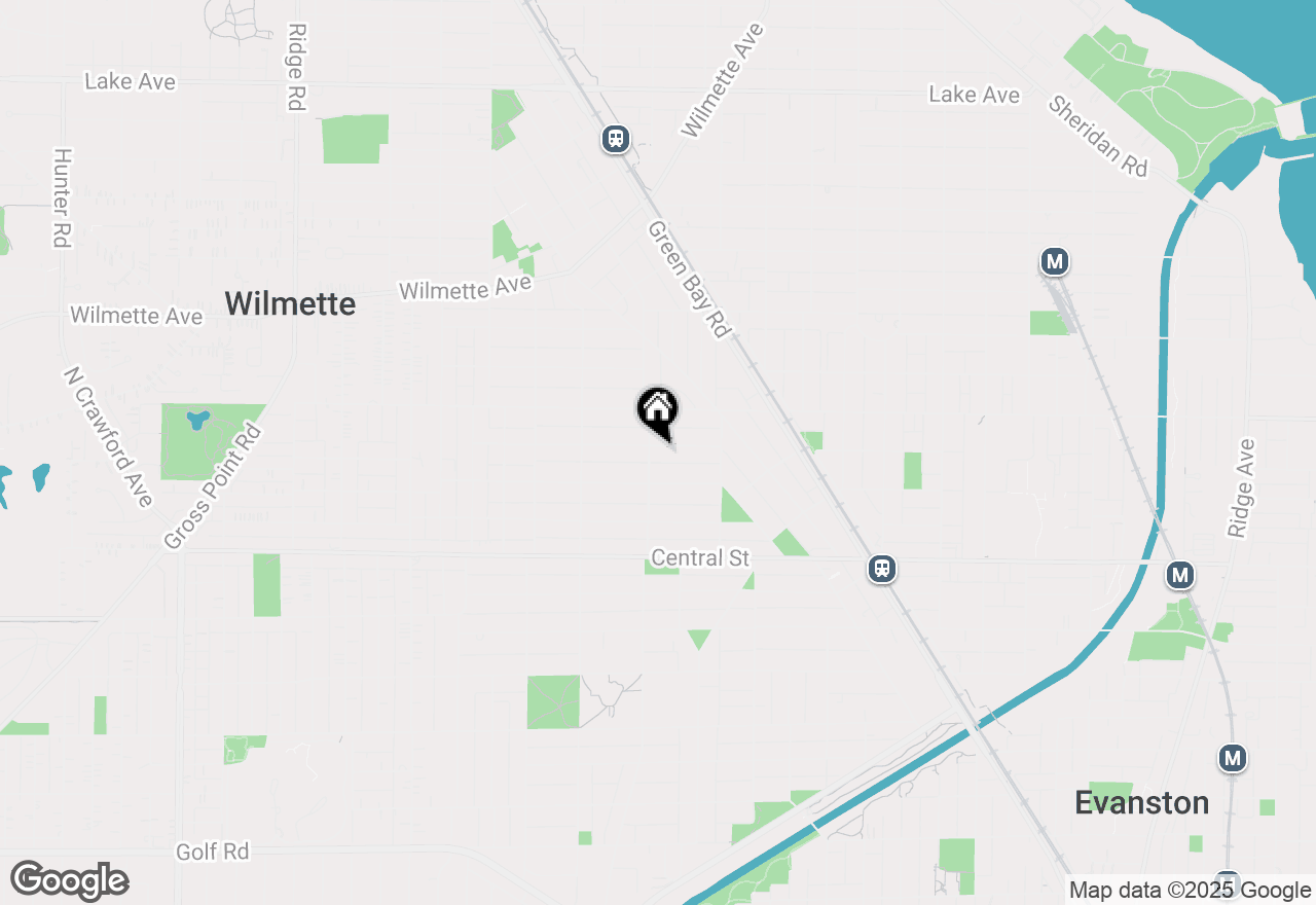 Map of 2418 Thayer Street, Evanston, IL 60201