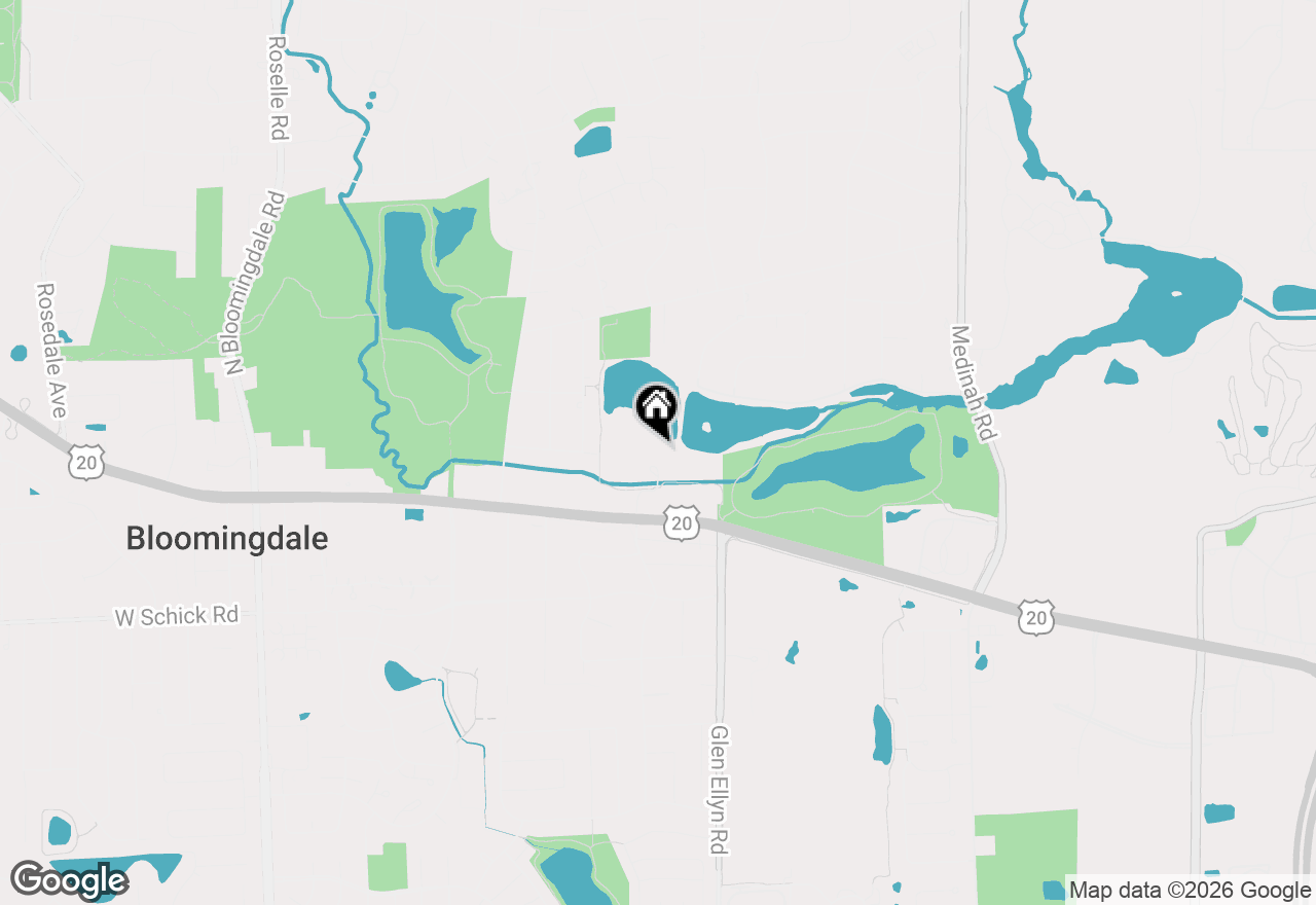 Map of 125 Lakeview Drive #203, Bloomingdale, IL 60108