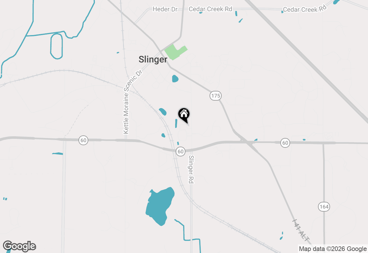 Map of 401 Slinger Rd #1, Slinger, WI 53086