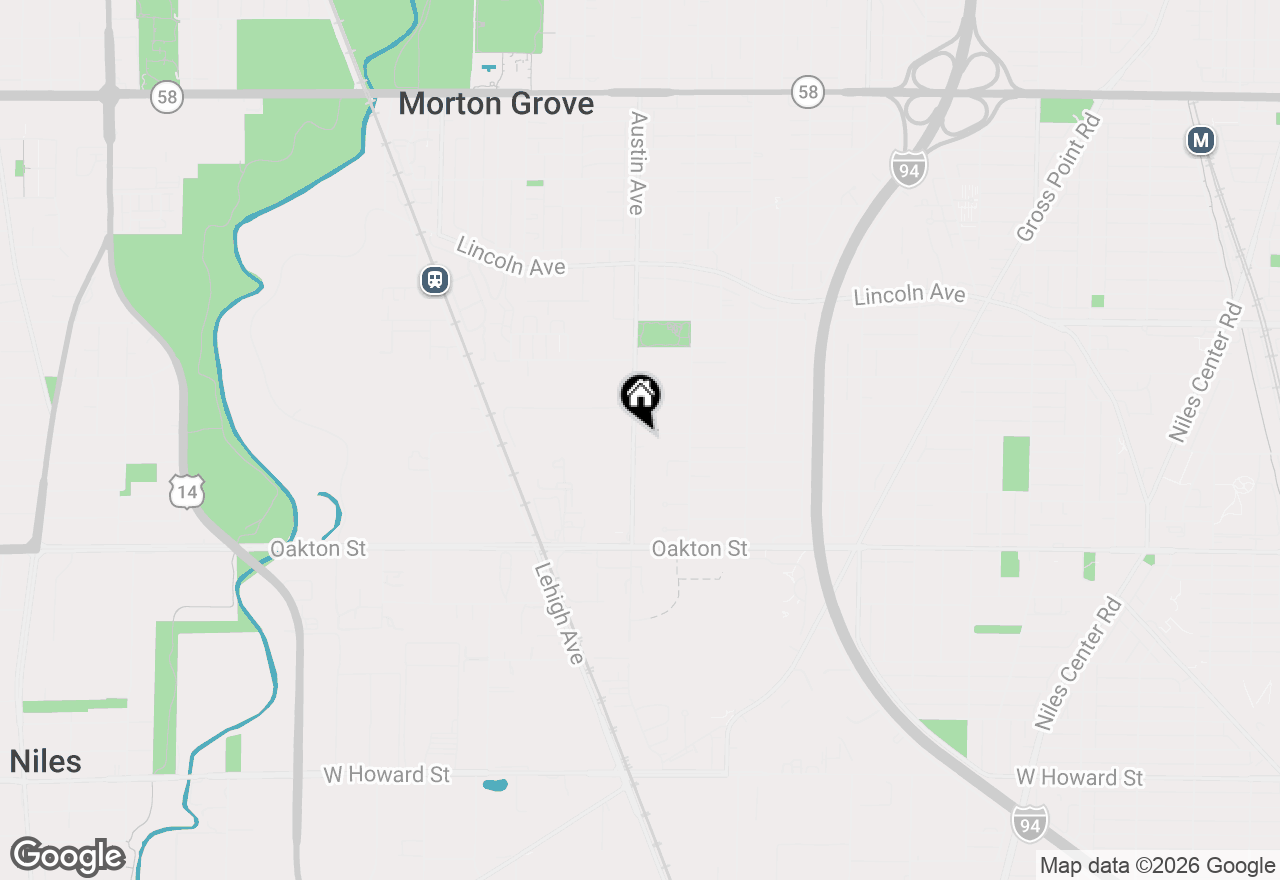 Map of 5945 Cleveland Street, Morton Grove, IL 60053