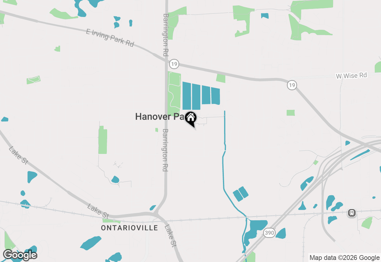 Map of 1461 Hillcrest Avenue, Hanover Park, IL 60133