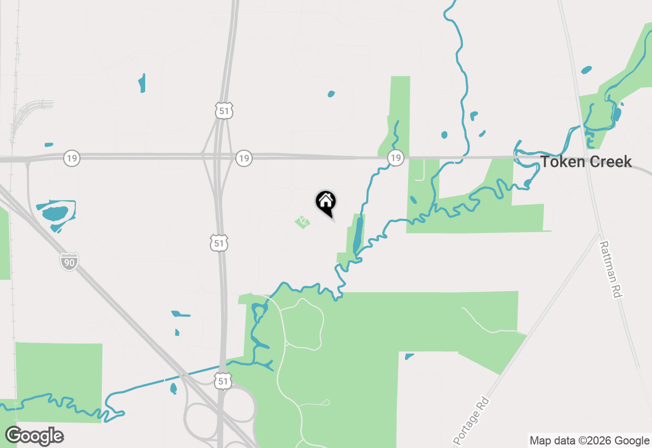 Map of 4098 Hanover Drive, Deforest, WI 53532