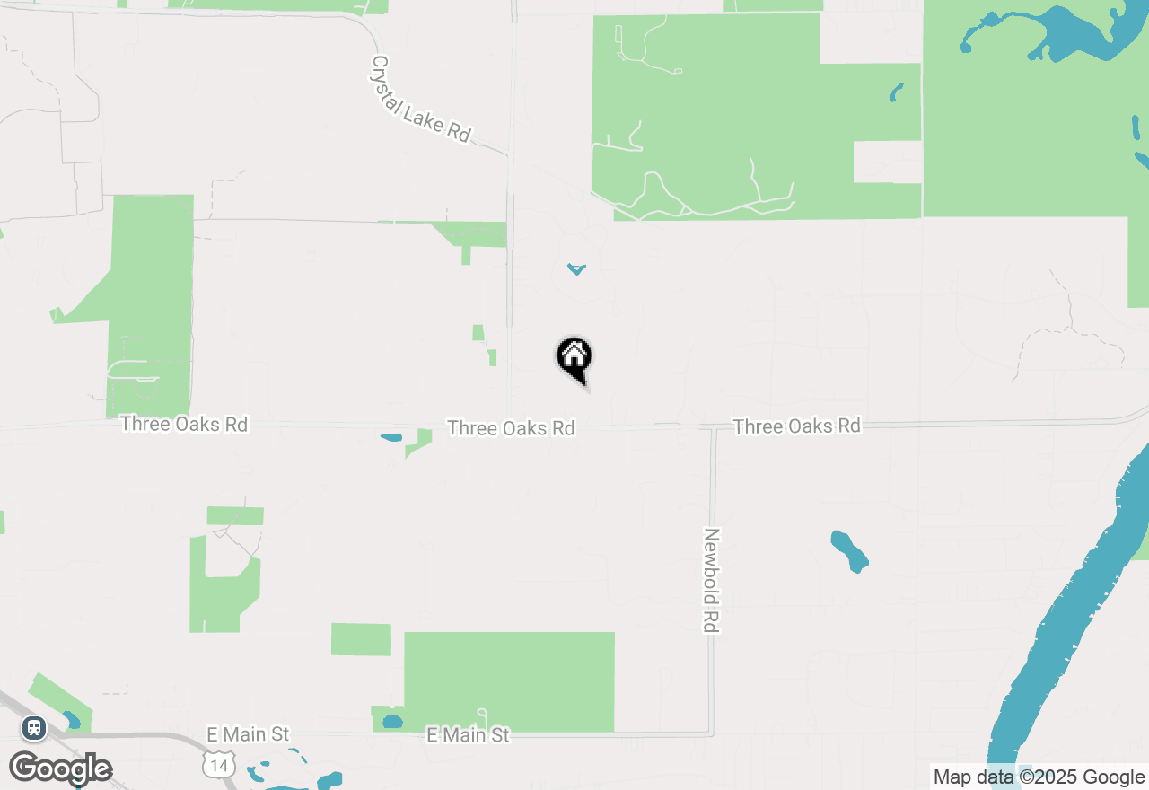 Map of 1005 Bridle Lane, Cary, IL 60013