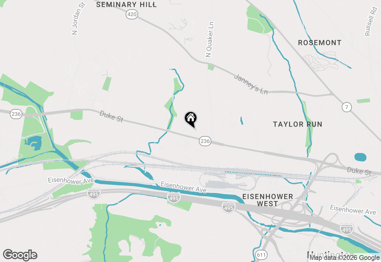 Map of 3547 Goddard Way, Alexandria, VA 22304