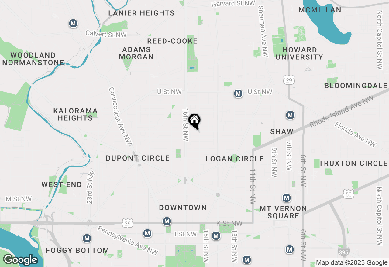 Map of 1510 R Street Nw, Washington, DC 20009