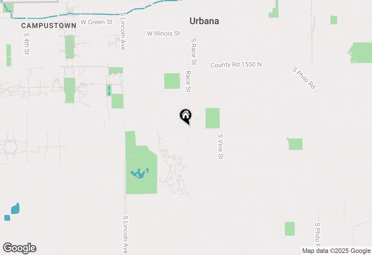 Map of 204 W Florida Avenue, Urbana, IL 61801