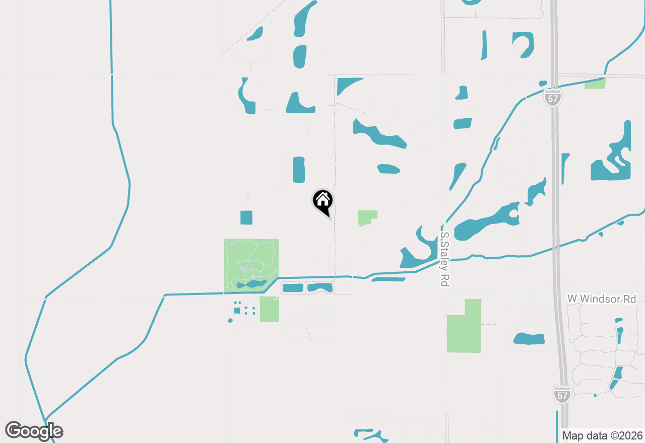 Map of 2109 Emerald Drive, Champaign, IL 61822