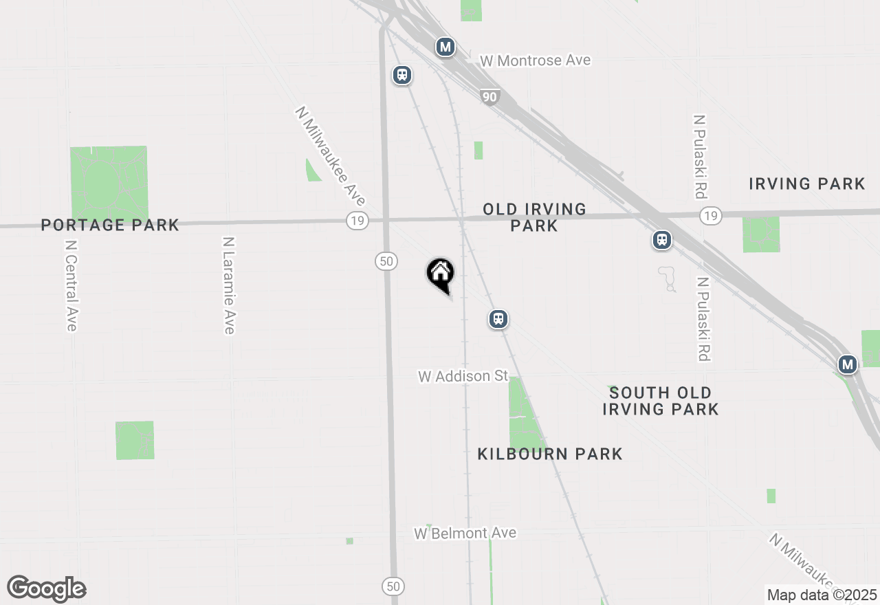 Map of 4633 W Grace Street, Chicago, IL 60641