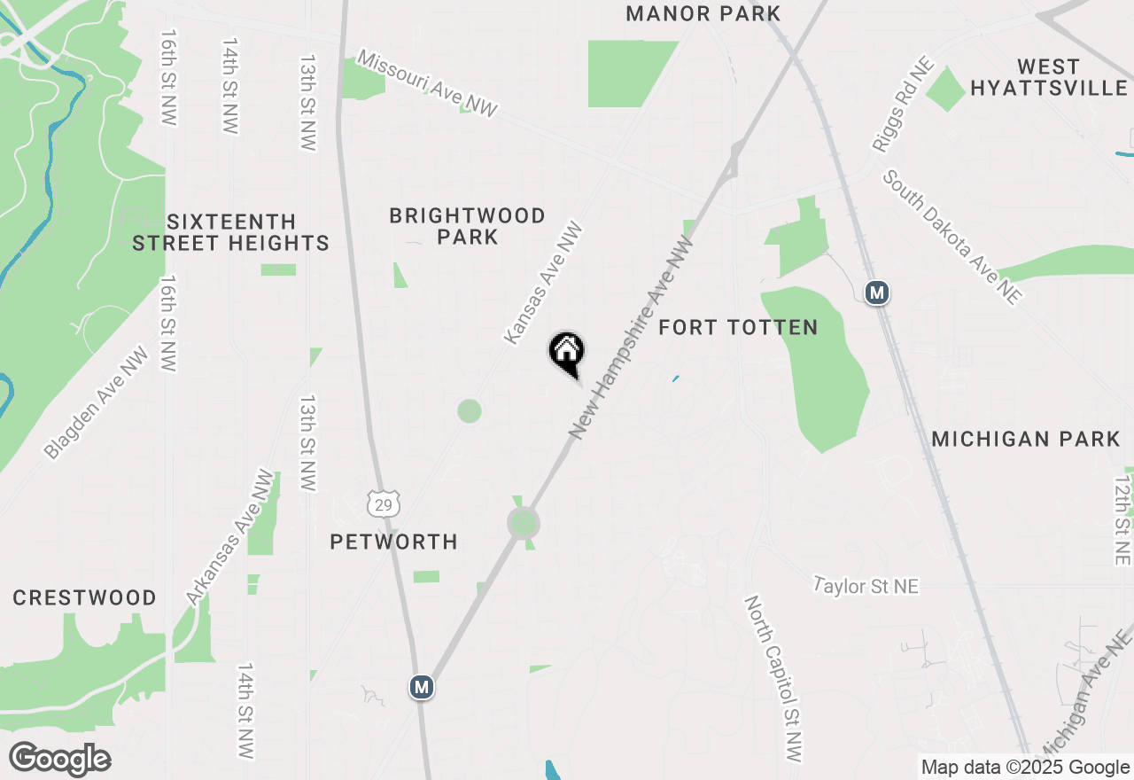 Map of 4723 4th Street Nw, Washington, DC 20011
