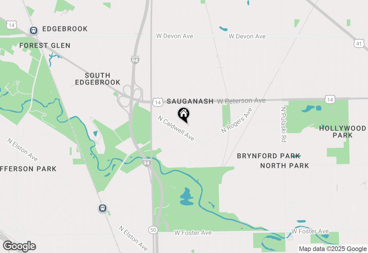 Map of 5830 N Kenton Avenue, Chicago, IL 60646