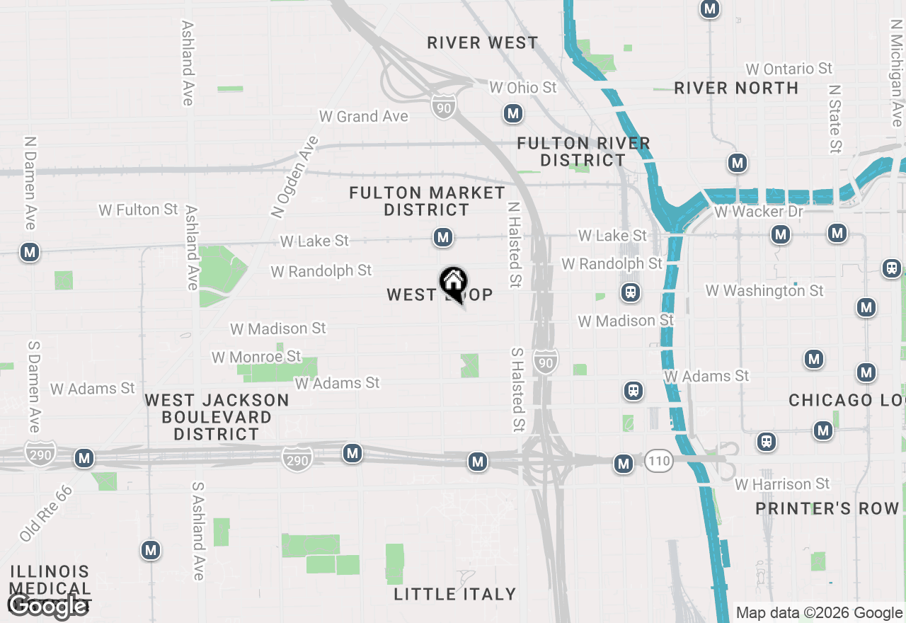 Map of 14 N Sangamon Street #201, Chicago, IL 60607
