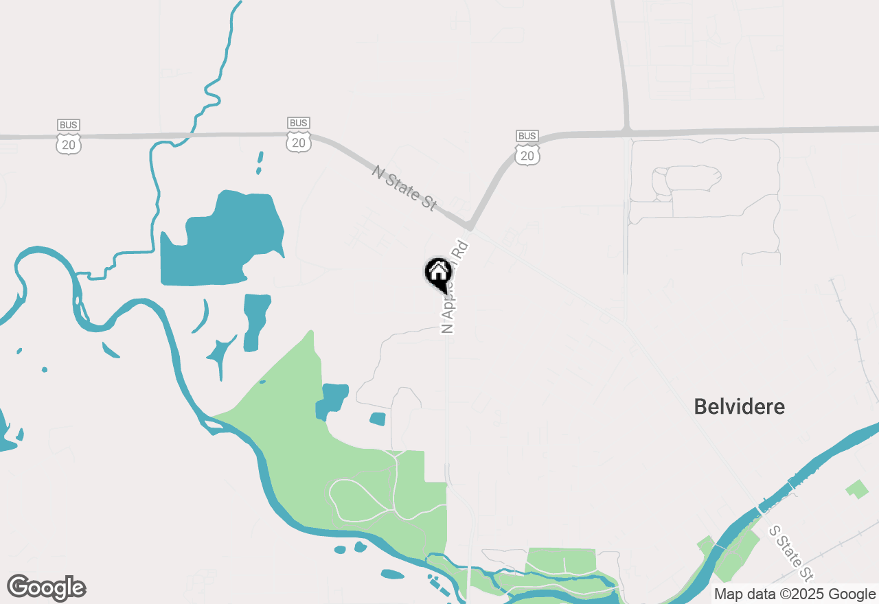 Map of 409 Wedgewood Lane, Belvidere, IL 61008