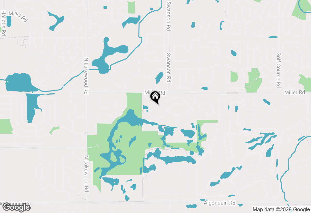 Map of 830 Dogwood Lane, Lake In The Hills, IL 60156