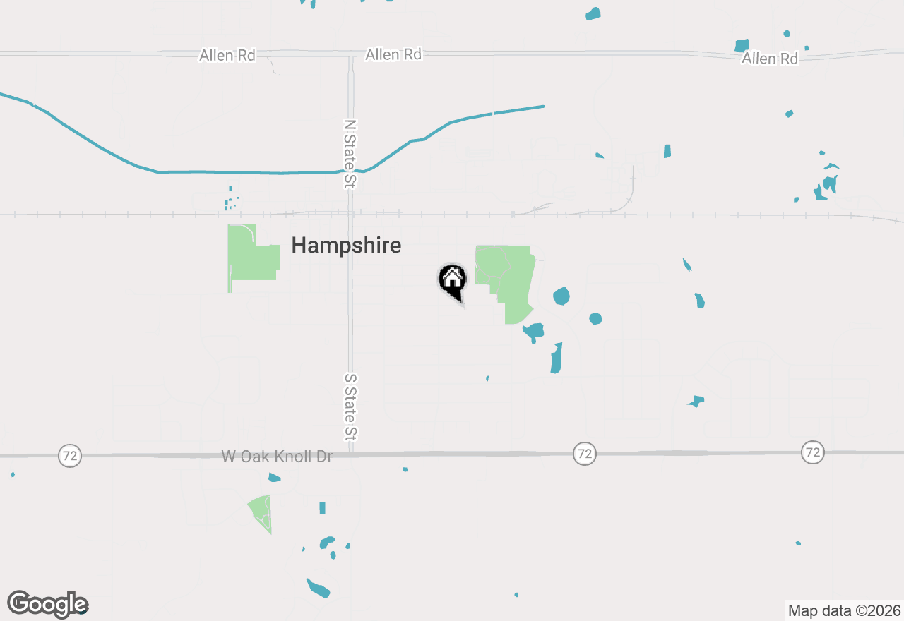 Map of 321 South Avenue #C, Hampshire, IL 60140