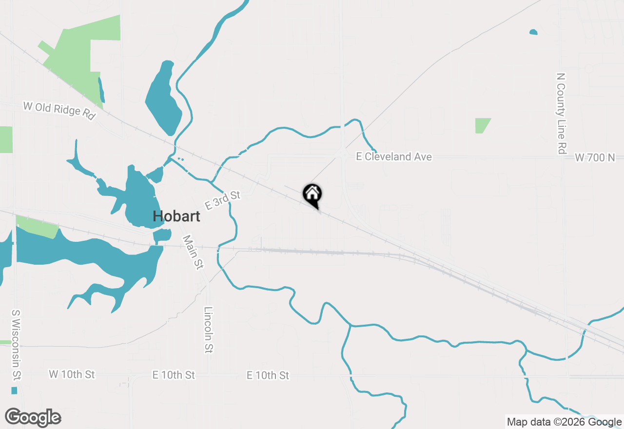 Map of 400 S Liberty Street, Hobart, IN 46342
