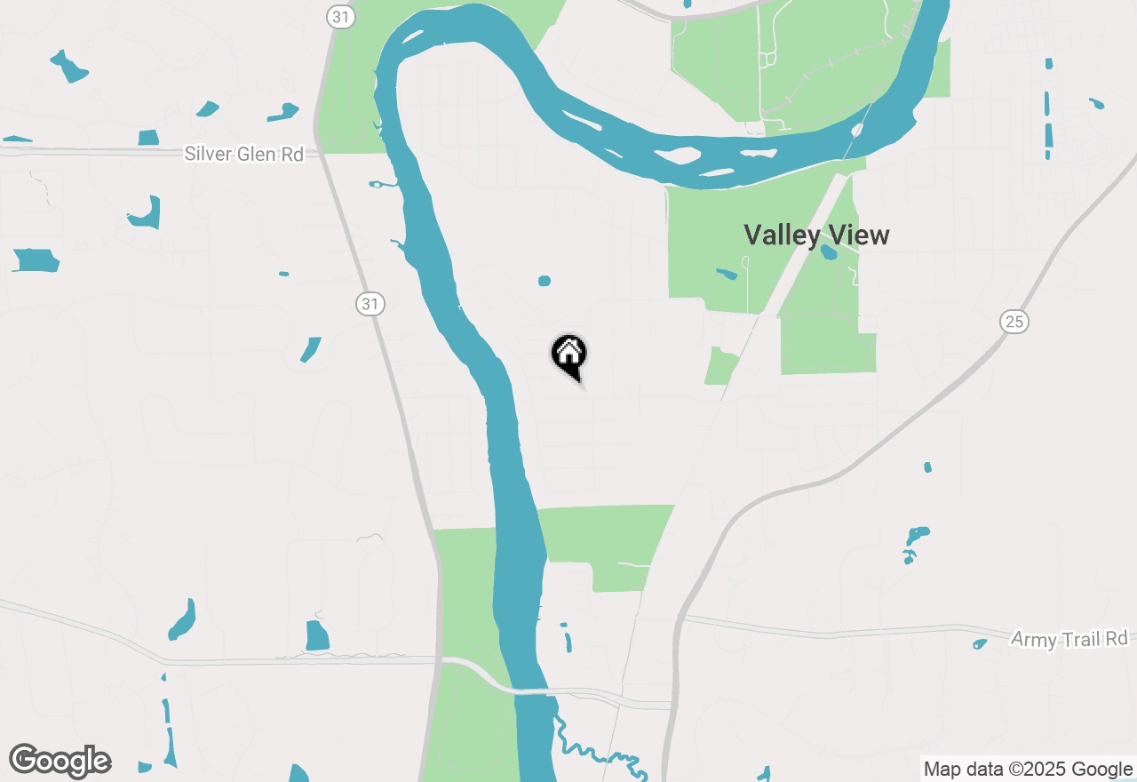 Map of 35W486 Fox River Drive, St. Charles, IL 60174