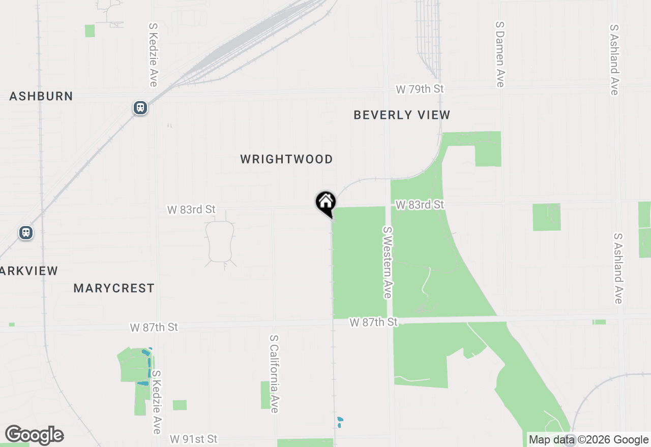 Map of 2605 W 83rd Place, Chicago, IL 60652