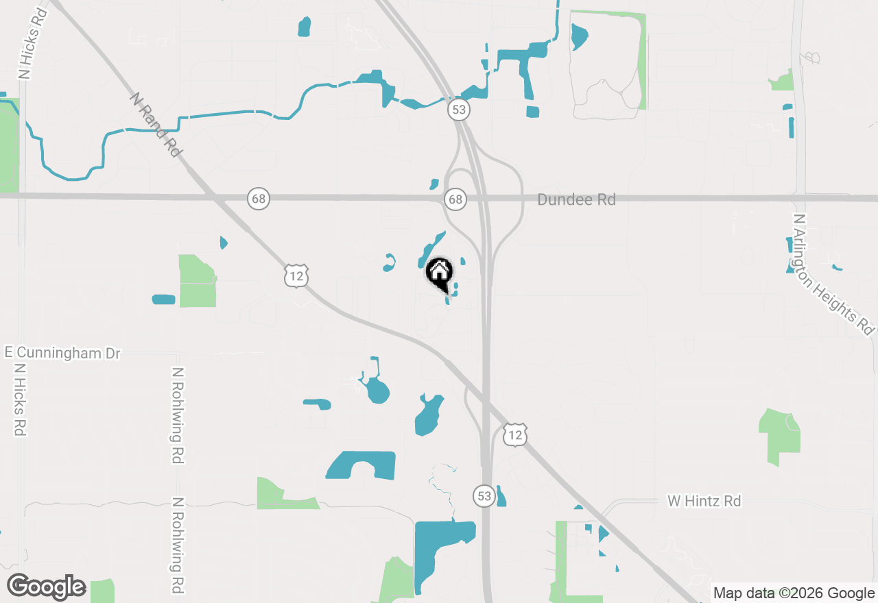Map of 1000 Bayside Drive #314, Palatine, IL 60074