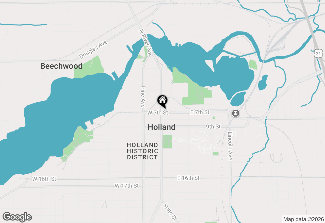 Map of 159 S River Avenue #401, Holland, MI 49423