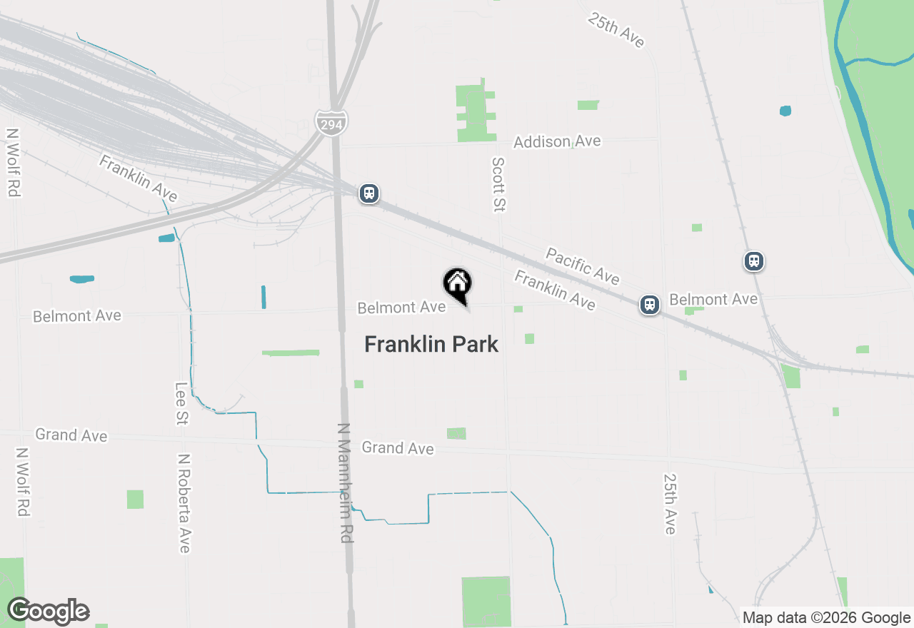 Map of 3142 Sunset Lane, Franklin Park, IL 60131
