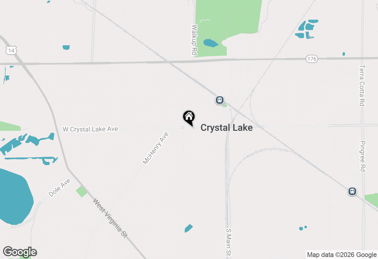 Map of 17 W Crystal Lake Avenue #17, Crystal Lake, IL 60014