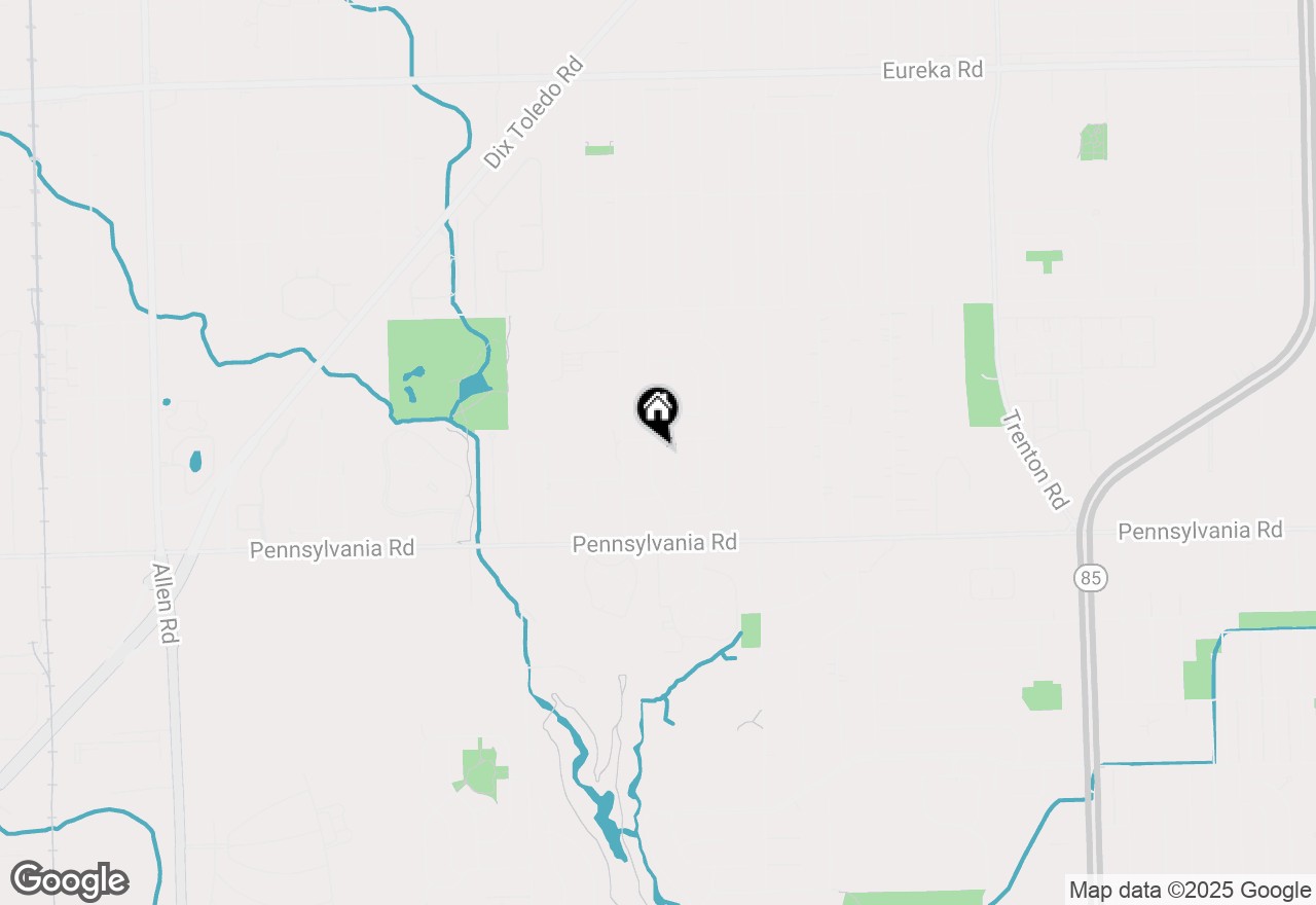 Map of 16607 Cameron Street, Southgate, MI 48195