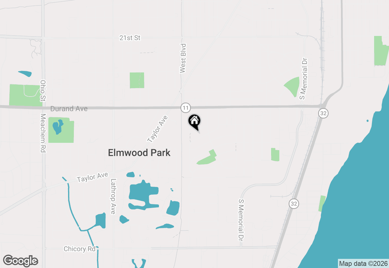 Map of 2921 Winthrop Ave, Racine, WI 53403