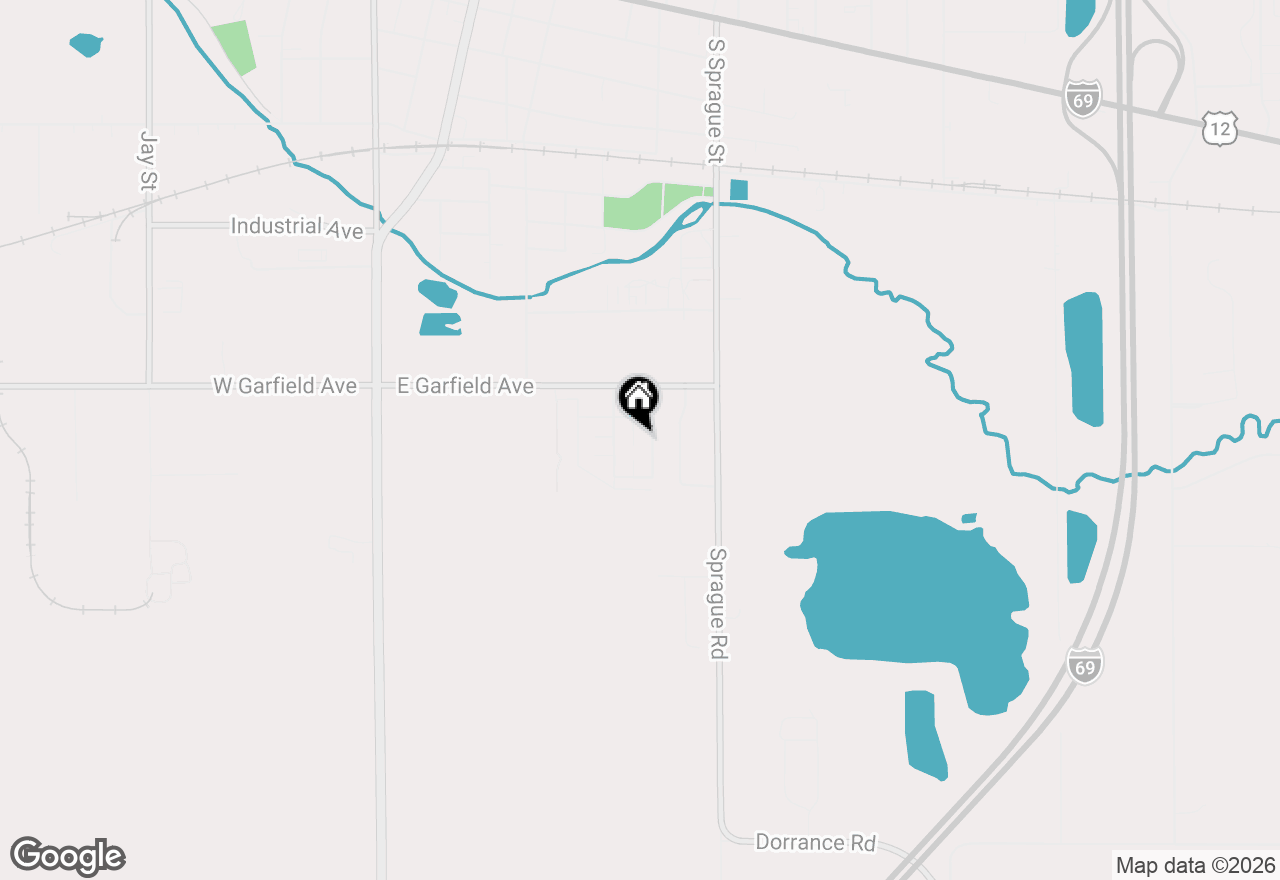 Map of 260 E Garfield Lot 58 Avenue, Coldwater, MI 49036