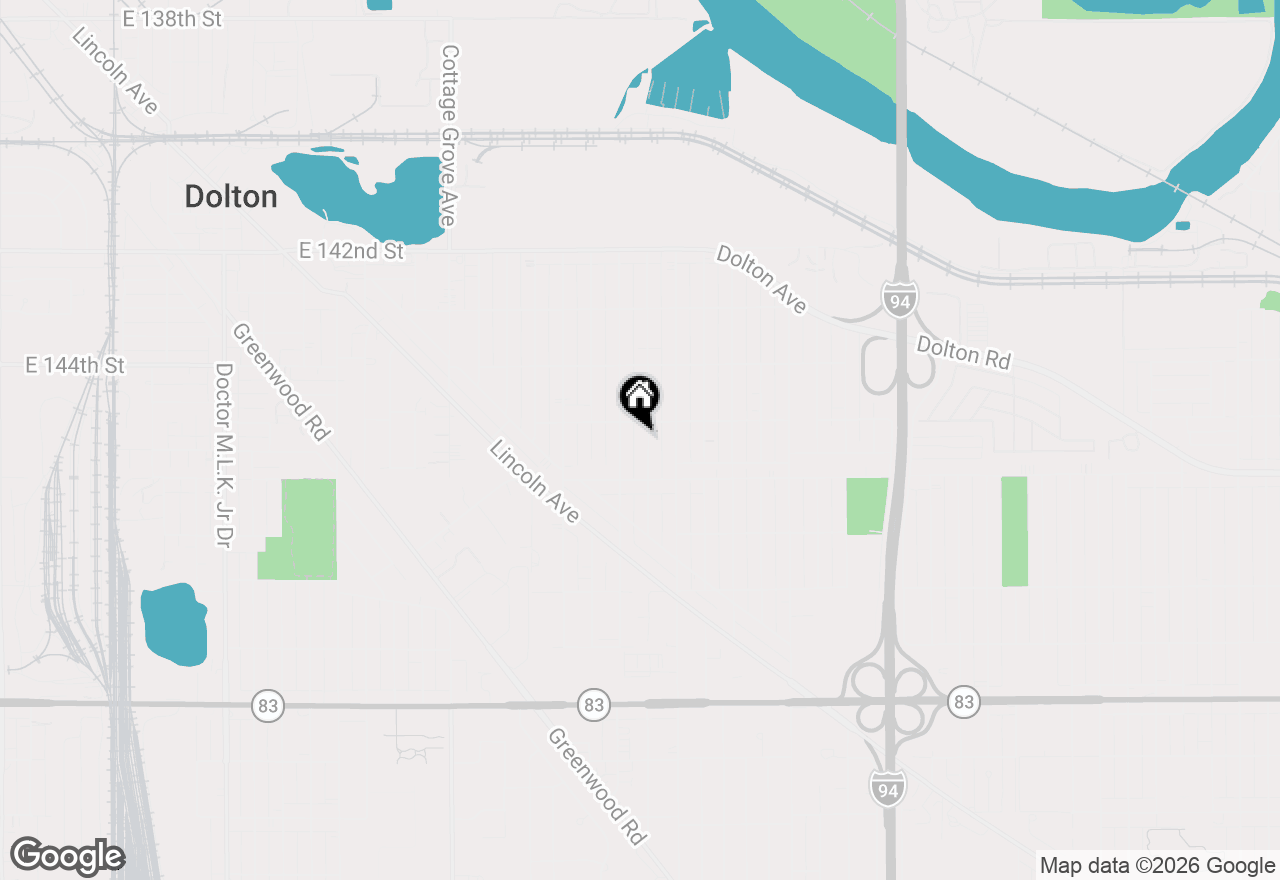 Map of 14514 University Avenue, Dolton, IL 60419