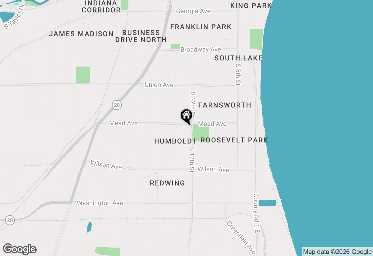 Map of 2513 Wedemeyer St, Sheboygan, WI 53081