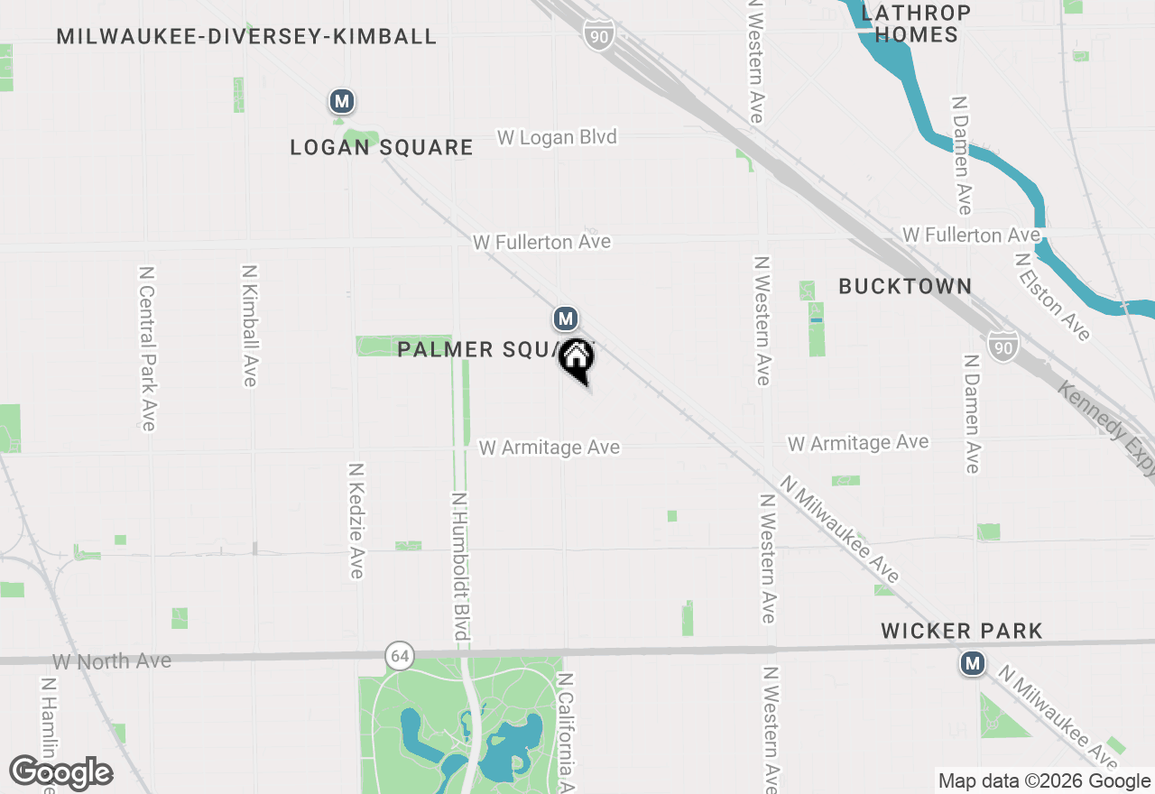 Map of 2141 N Point Street #1F, Chicago, IL 60647