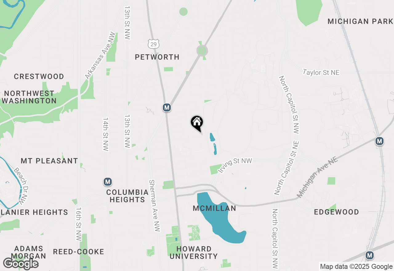 Map of 436 Newton Place Nw, Washington, DC 20010