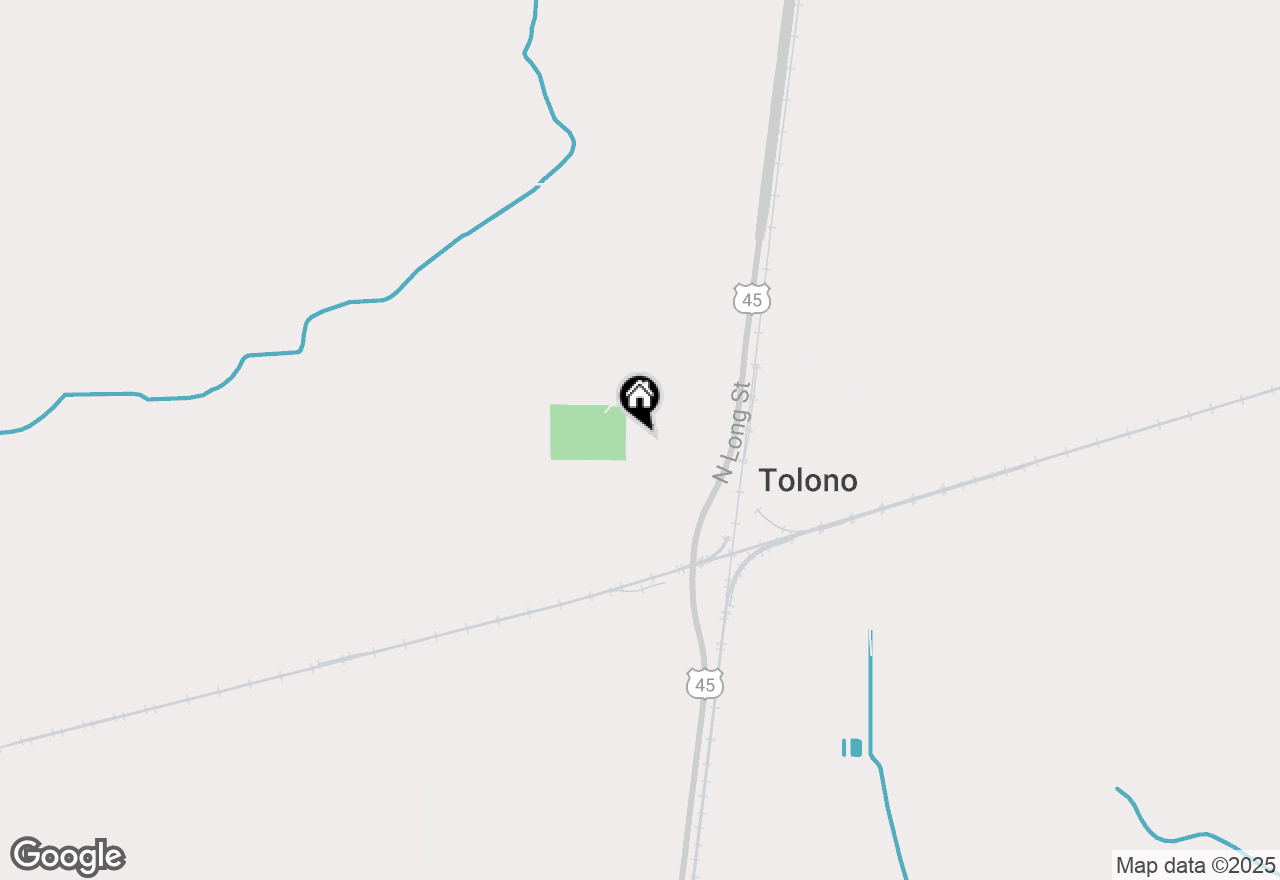 Map of 311 W Reynolds Street, Tolono, IL 61880