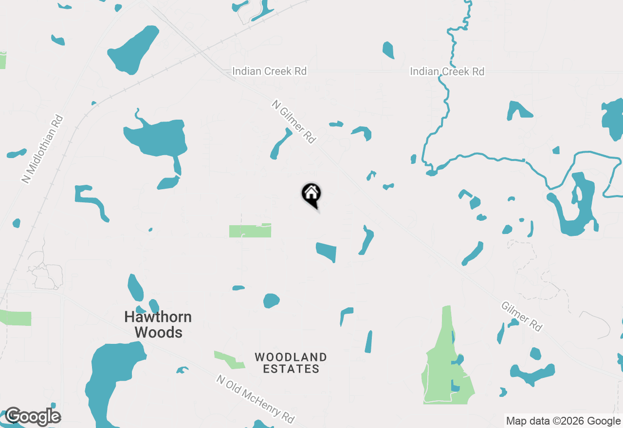 Map of 53 Darlington Drive, Hawthorn Woods, IL 60047