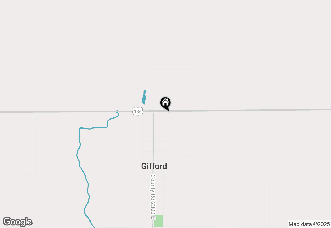 Map of 326 N Park Street, Gifford, IL 61847