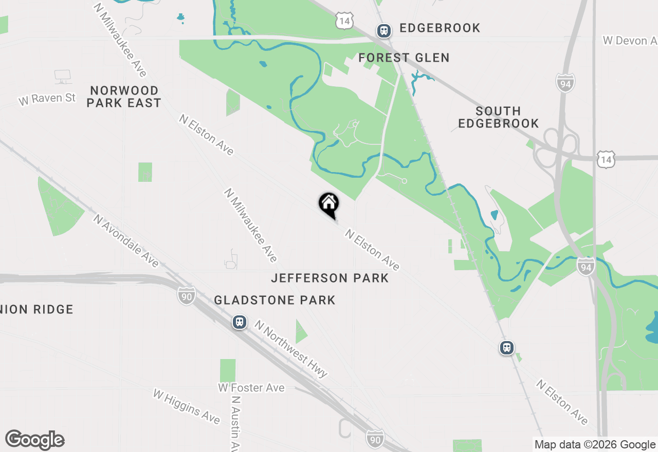 Map of 5754 N Elston Avenue, Chicago, IL 60630