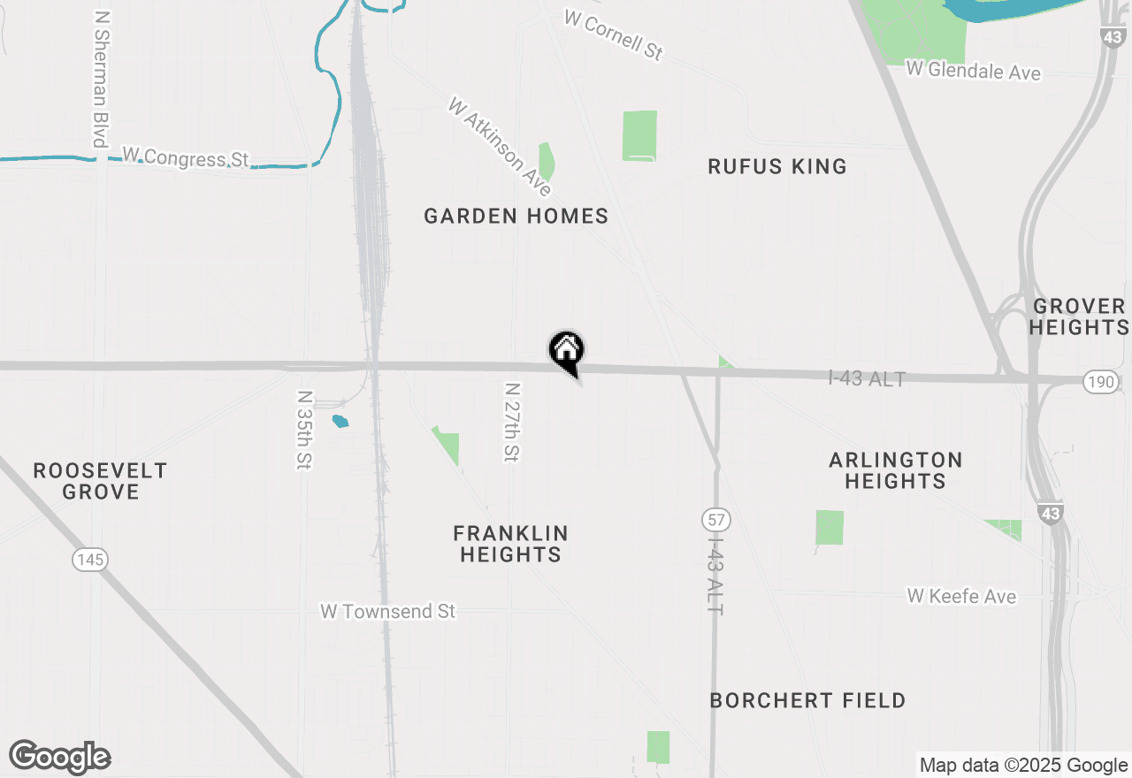 Map of 3946 N 25th St, Milwaukee, WI 53206