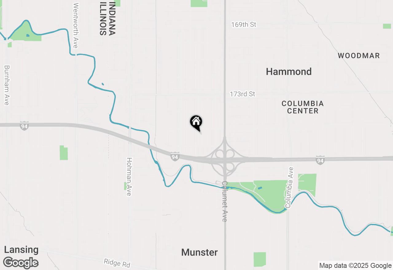 Map of 7520 Monroe Avenue, Hammond, IN 46324