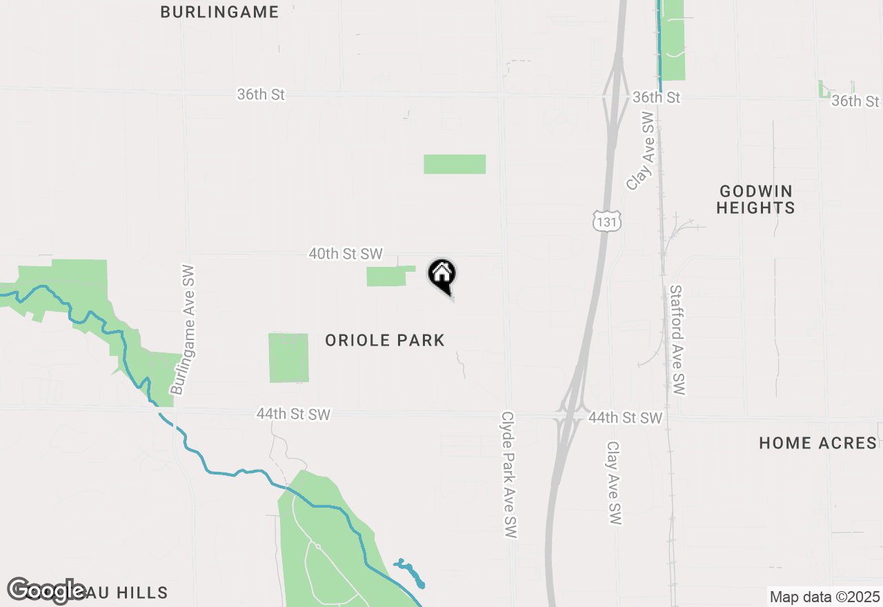 Map of 4115 Burr Avenue Sw, Wyoming, MI 49509