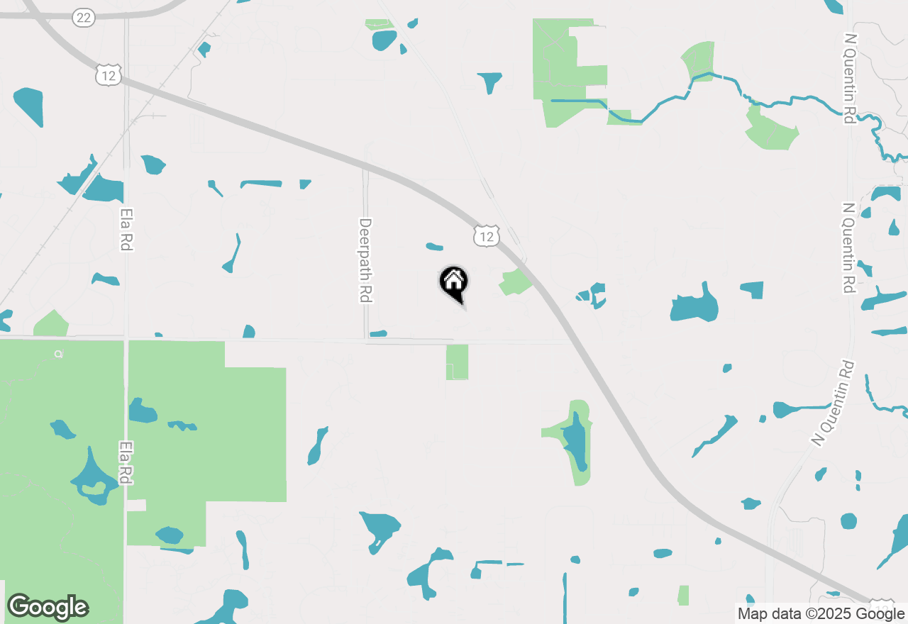 Map of 461 N Newberry Court, Lake Zurich, IL 60047