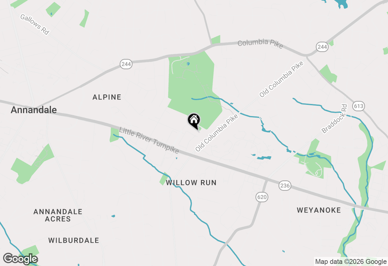 Map of 4418 Airlie Way, Annandale, VA 22003