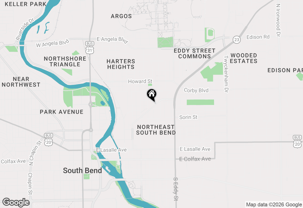 Map of 715 Saint Peter Street, South Bend, IN 46617