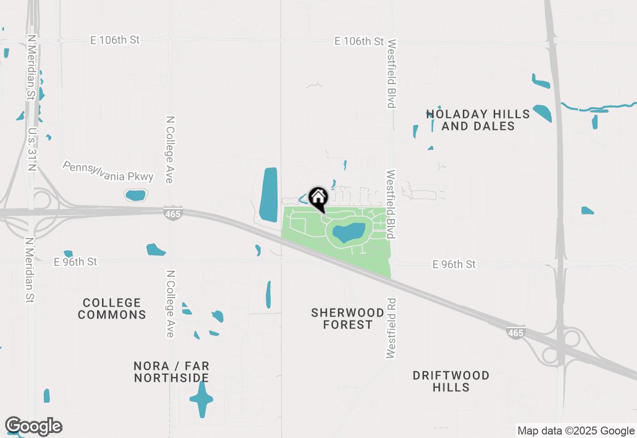 Map of 9704 Rialto Trail, Carmel, IN 46280