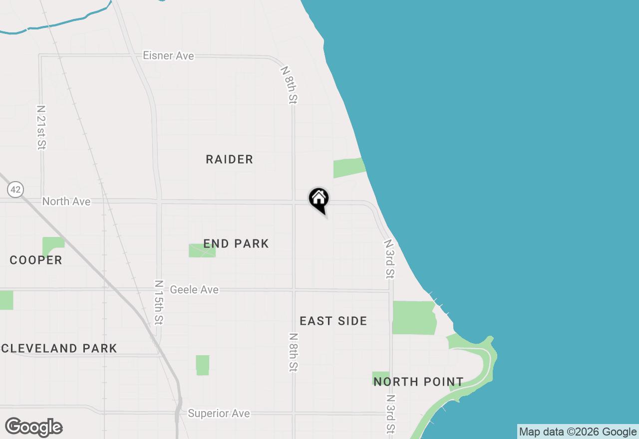 Map of 2615 N 7th St, Sheboygan, WI 53083