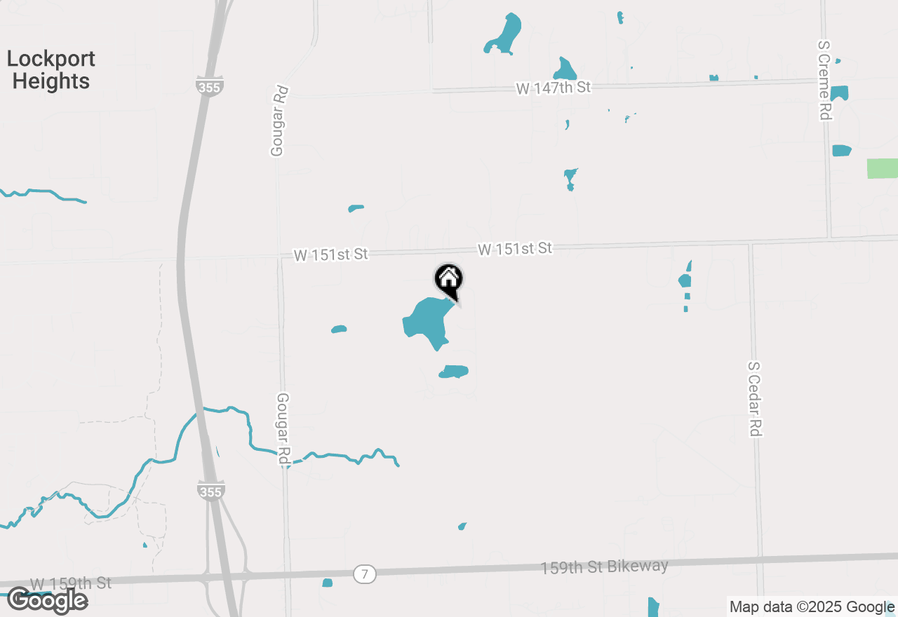 Map of 15521 S Mallard Lane, Homer Glen, IL 60491