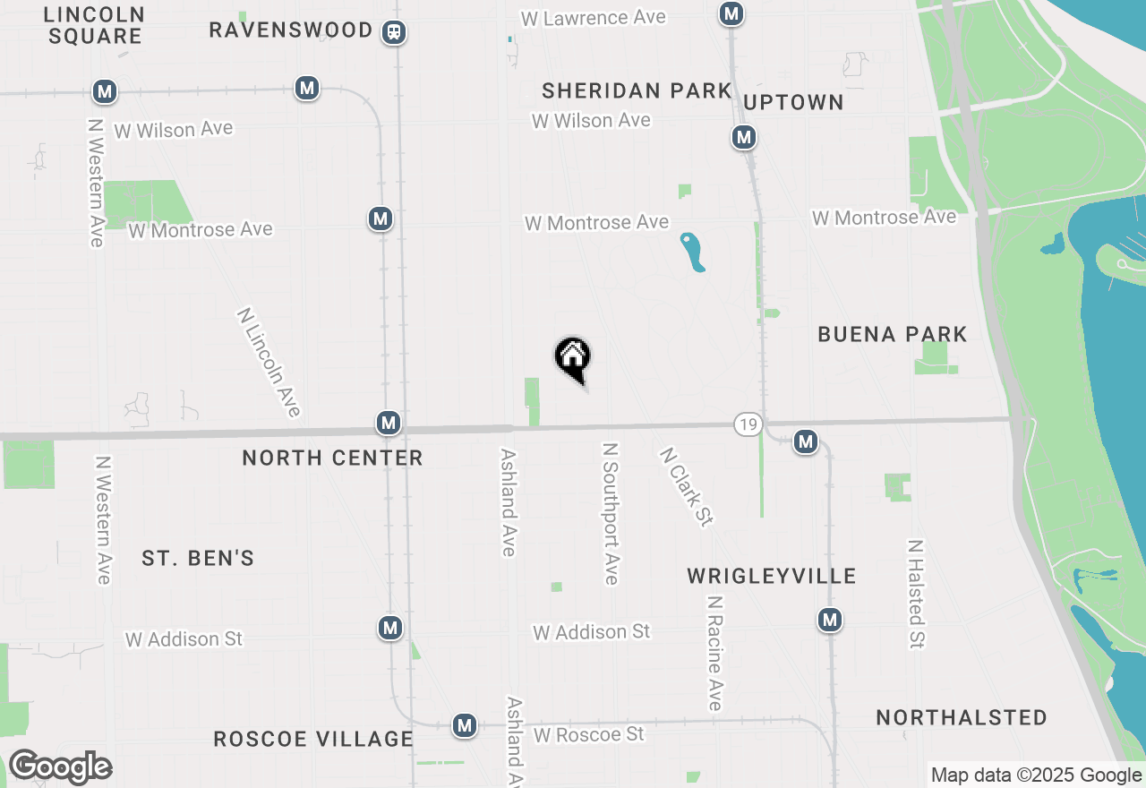 Map of 1442 W Cuyler Avenue, Chicago, IL 60613