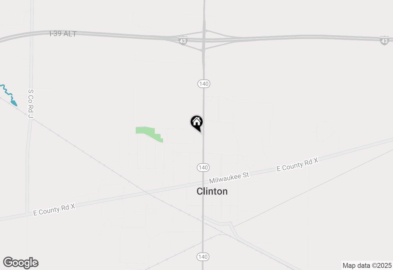 Map of 515 Johnson Ave, Clinton, WI 53525