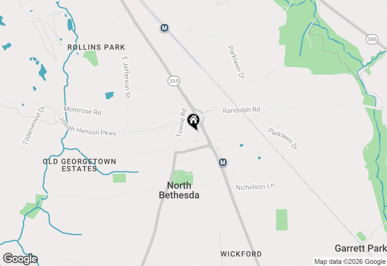 Map of 930 Rose #1604, Rockville, MD 20852