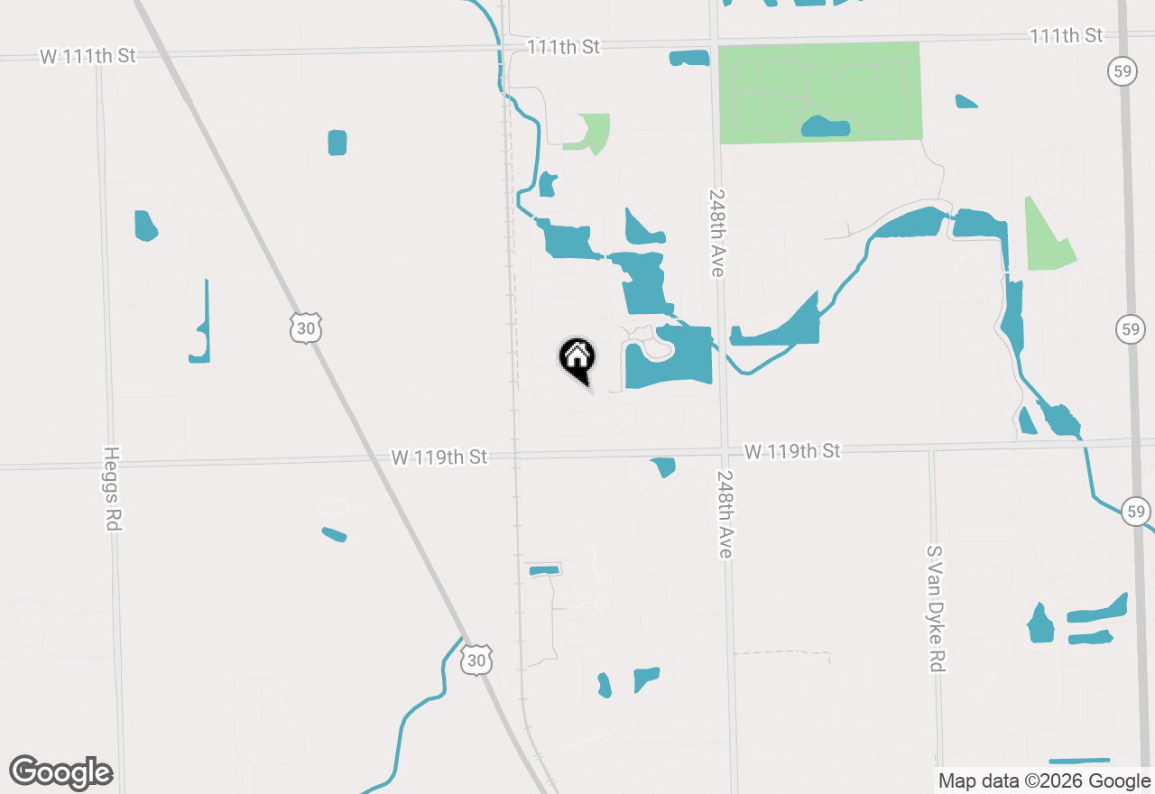Map of 25059 Rockwell Lane, Plainfield, IL 60585
